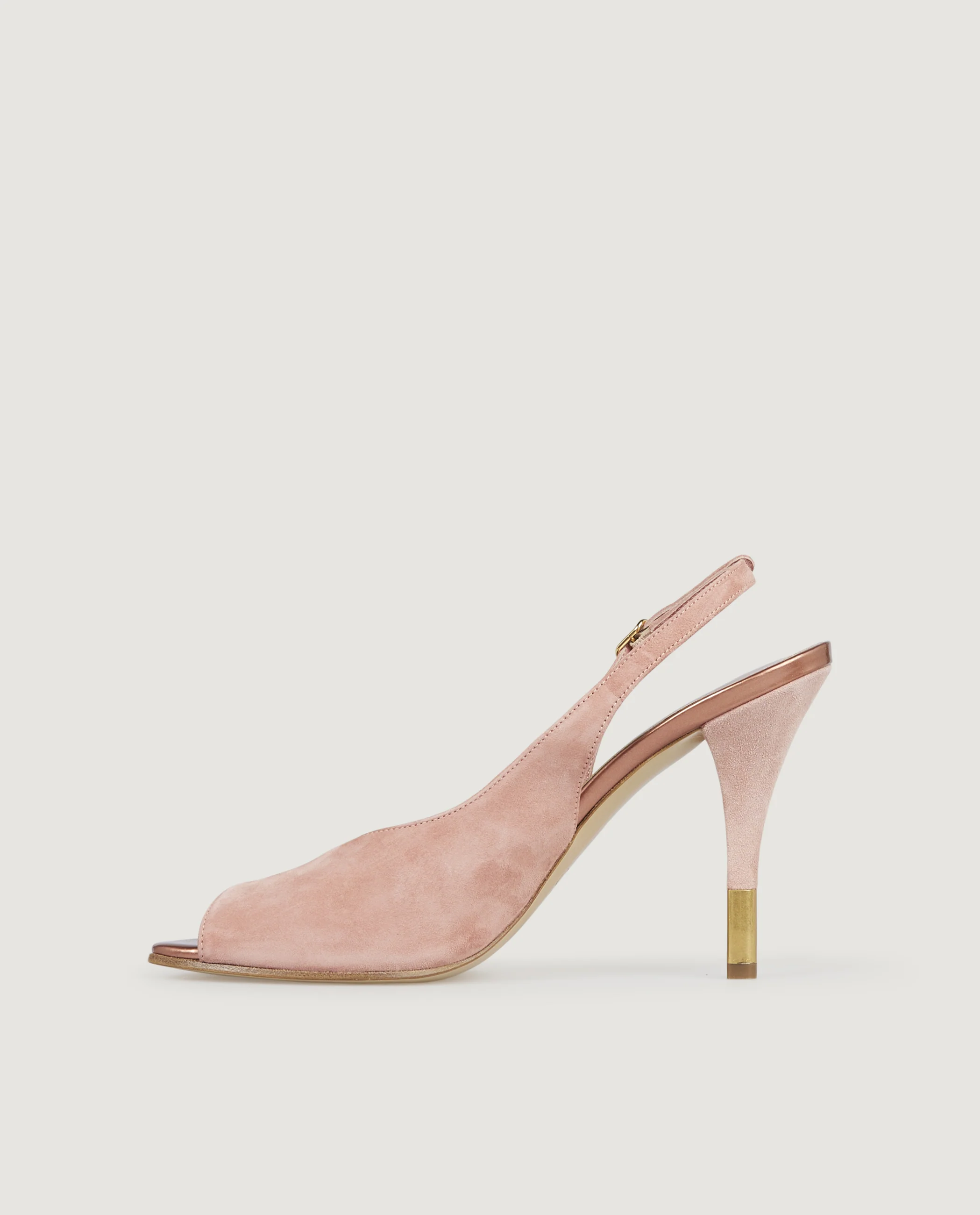 Suede Flower Sandal - Image 3
