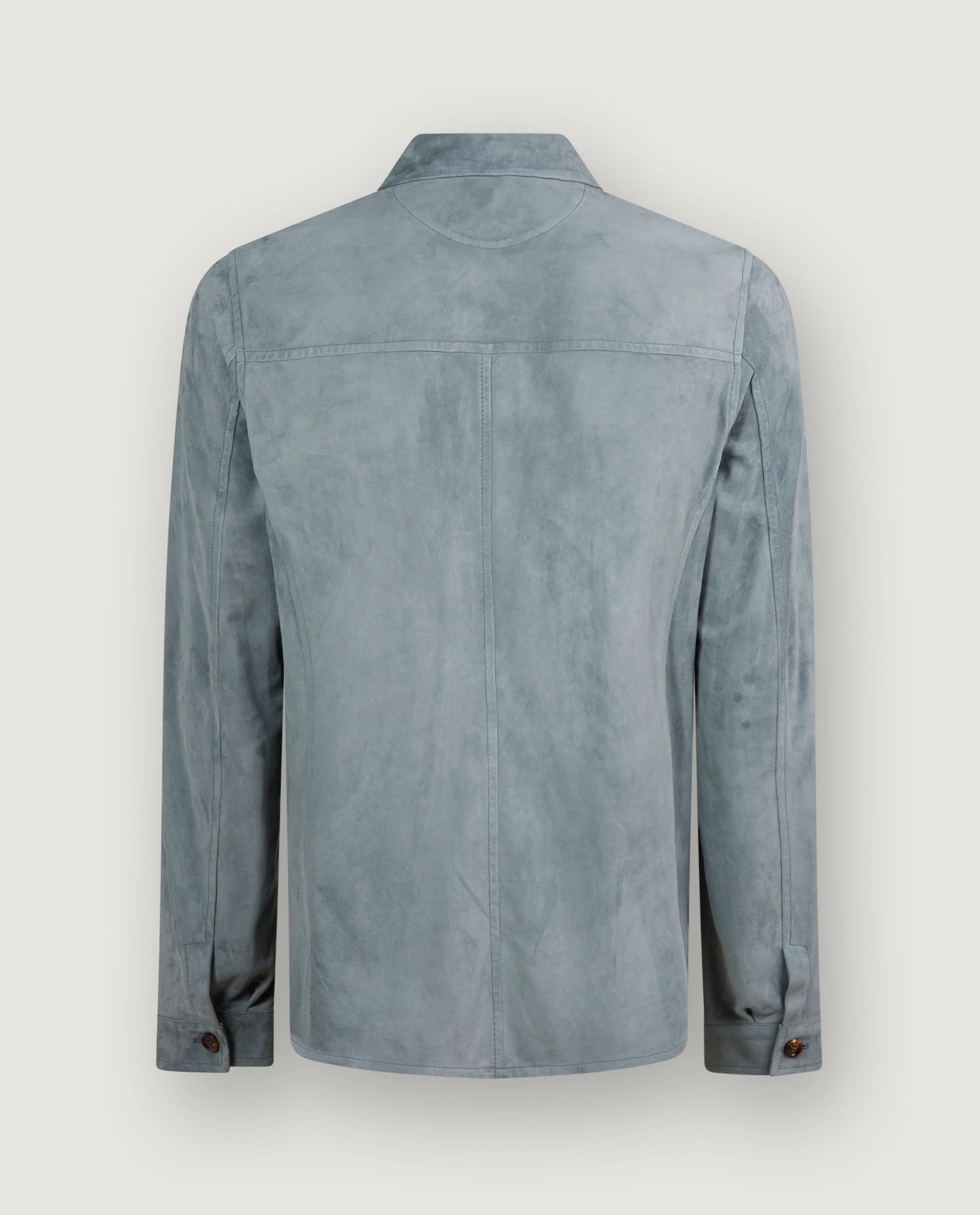Suede Overshirt - Lichtblauw - Image 3