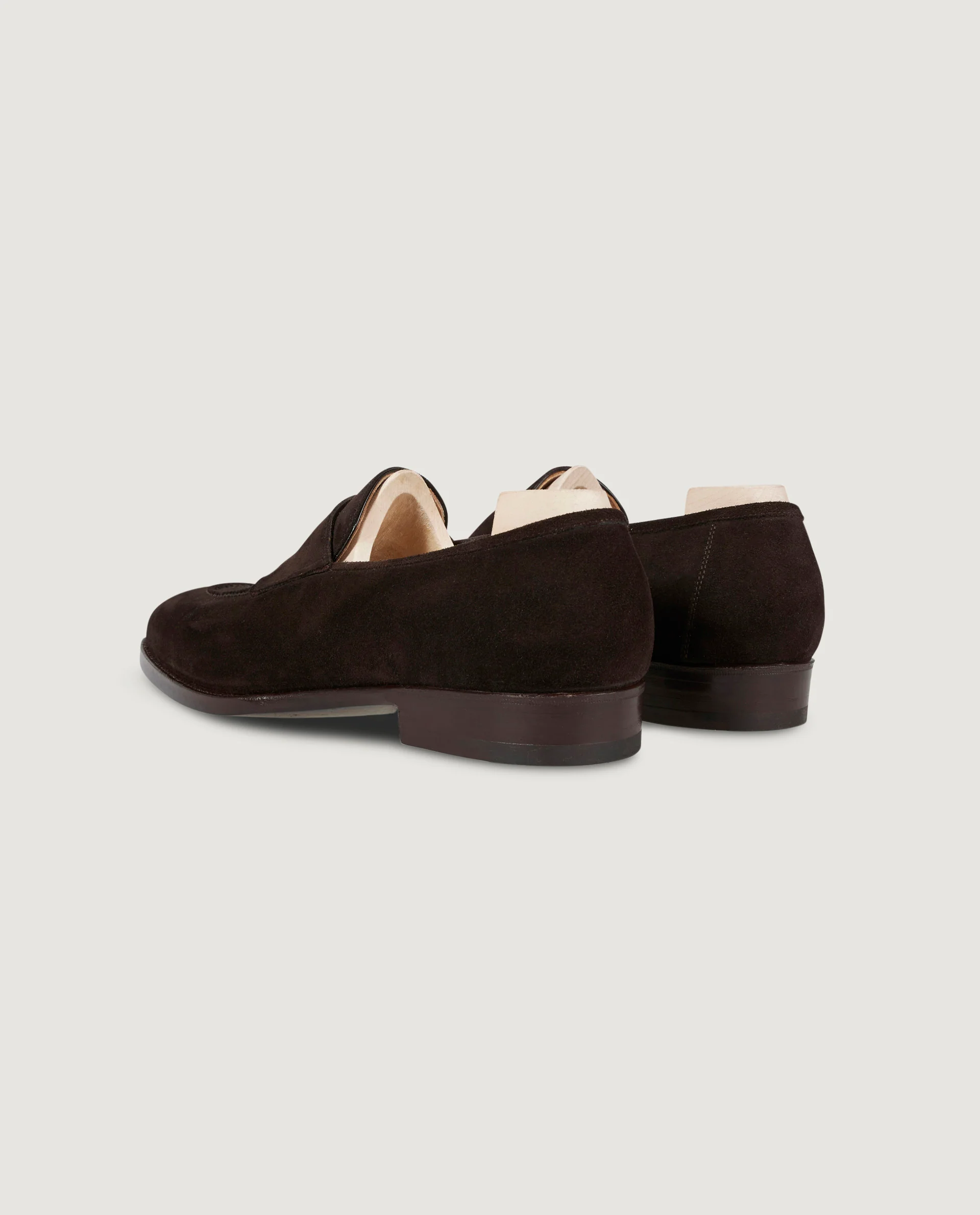Suede Penny Loafers - Image 8