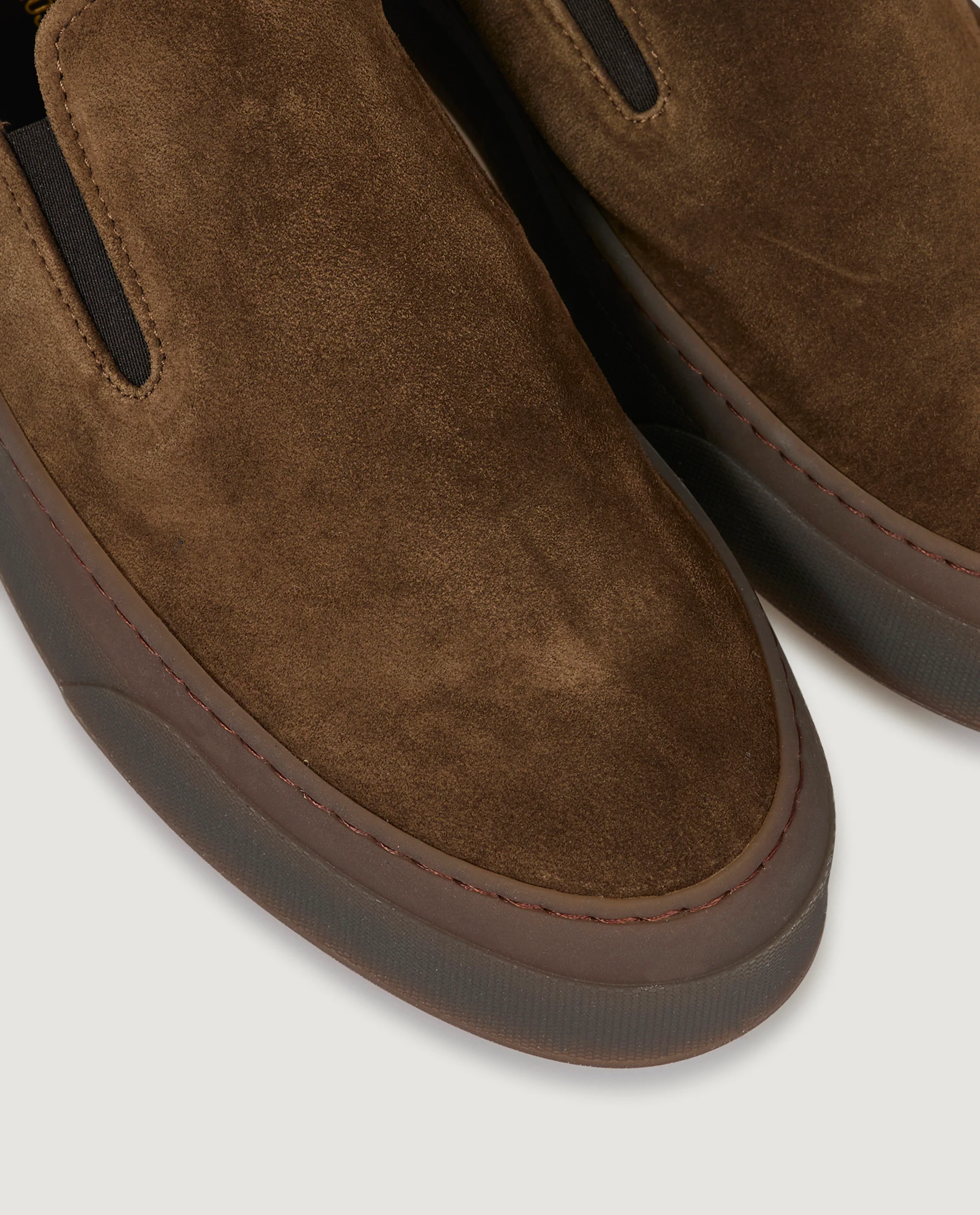 Suede Slip On Sneakers - Image 4