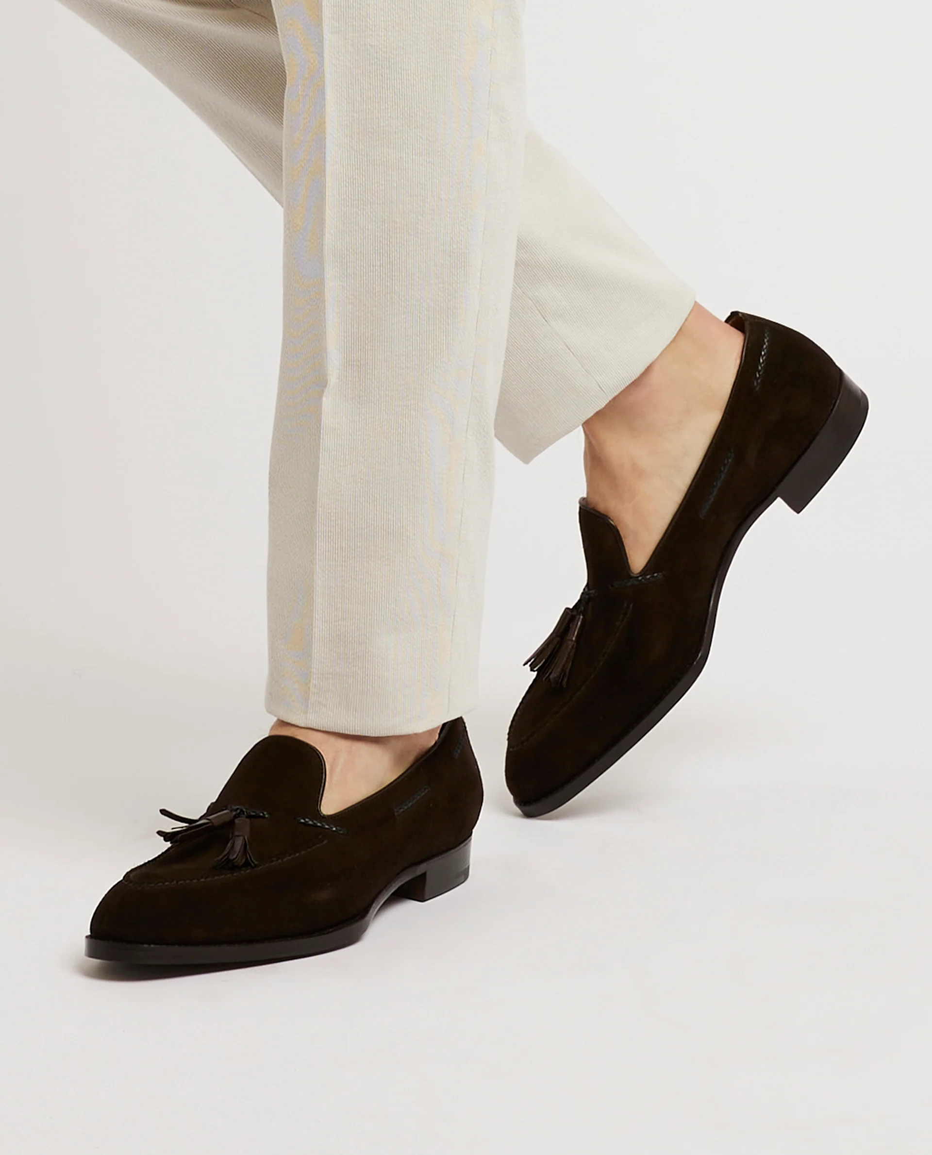 Suede Tassel Loafer - Image 3