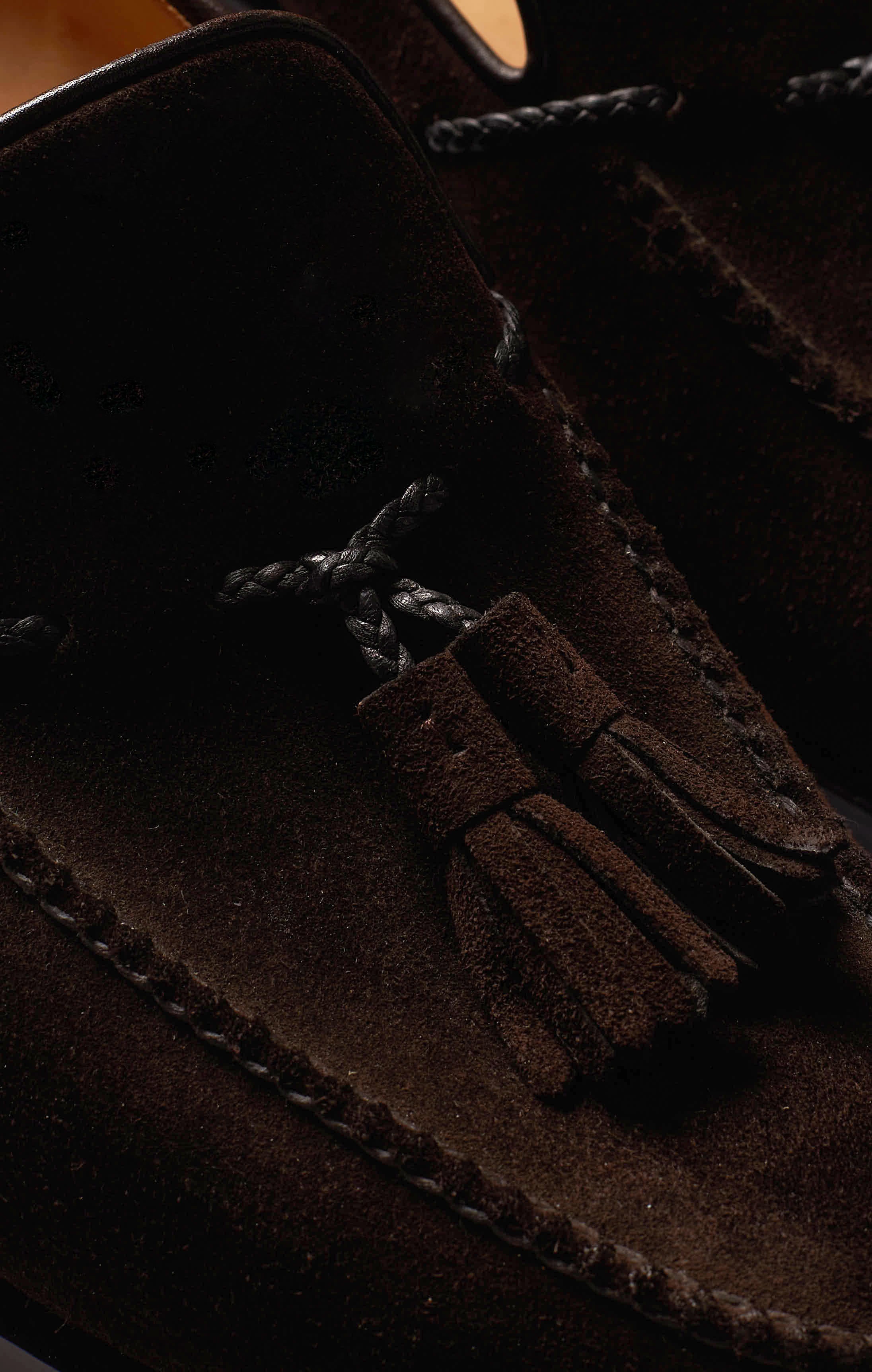 Suede Tassel Loafer - Image 5