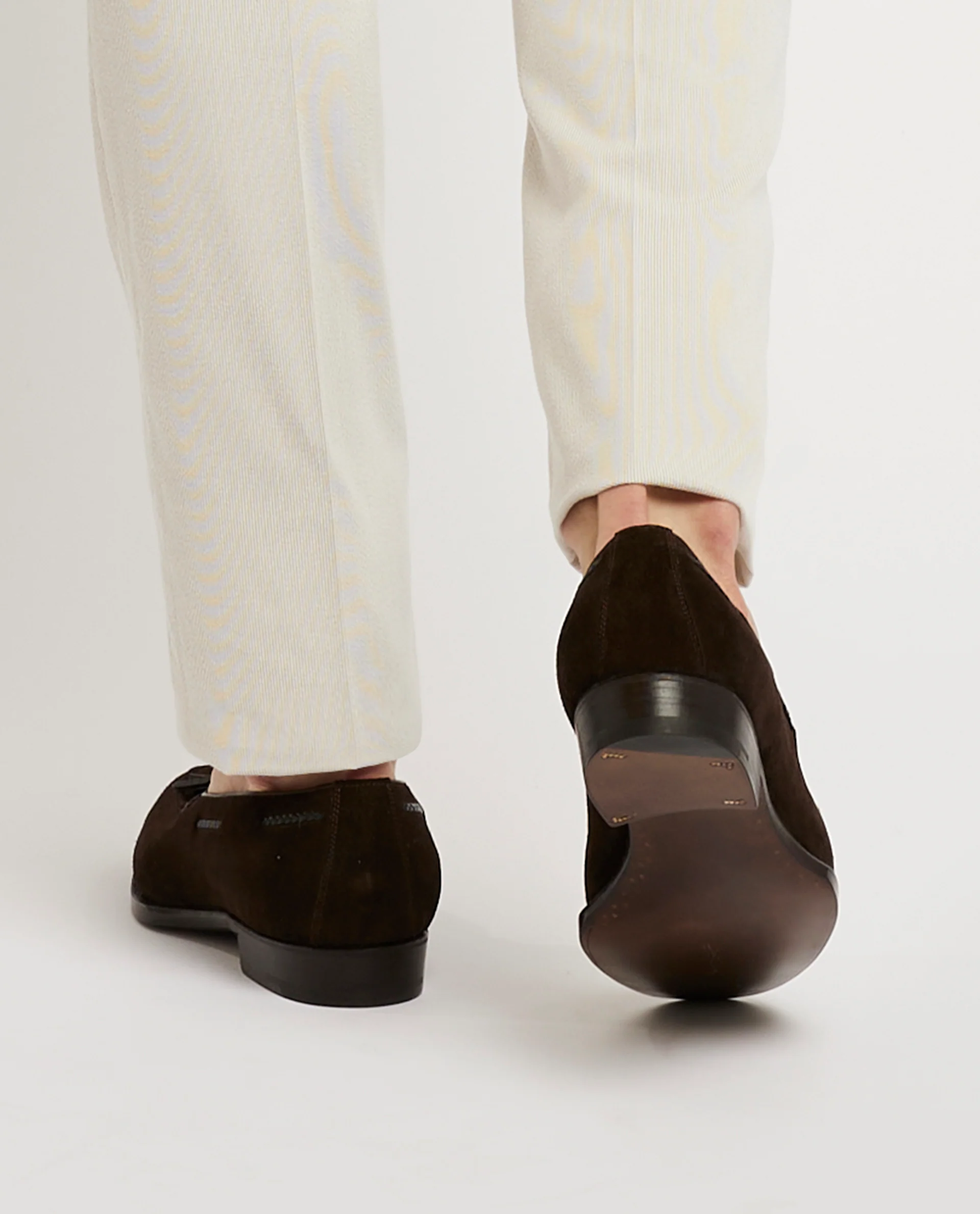 Suede Tassel Loafer - Image 7