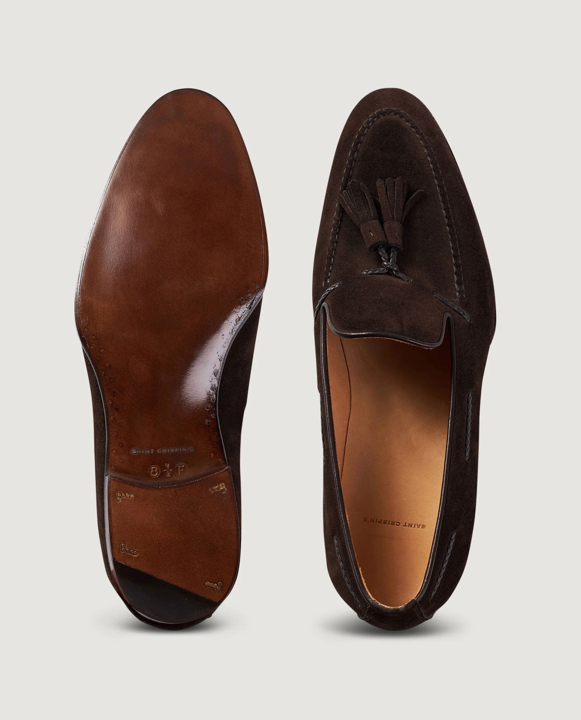 Suede Tassel Loafer - Image 8