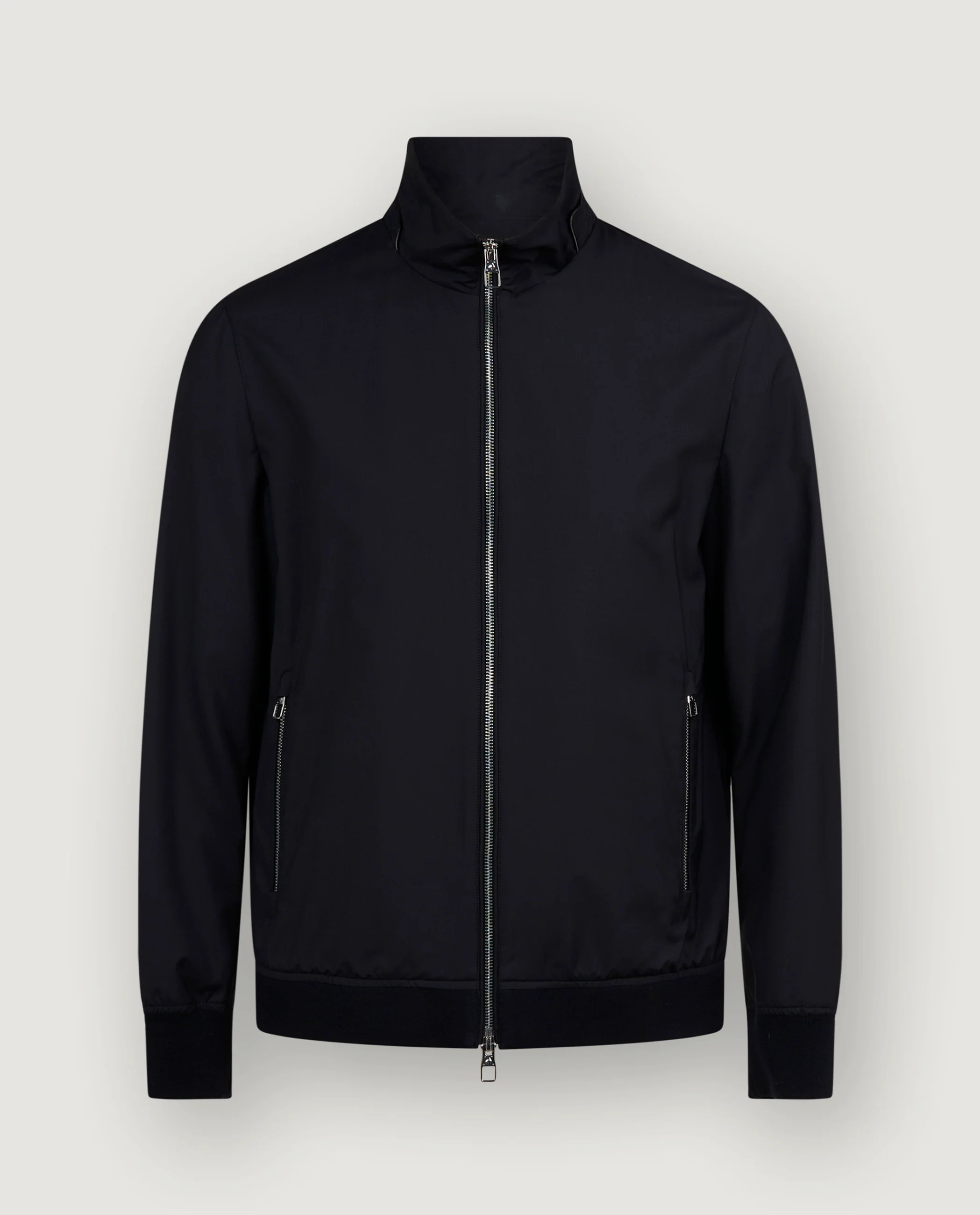 Technische Wollen Bomberjack - Donkerblauw