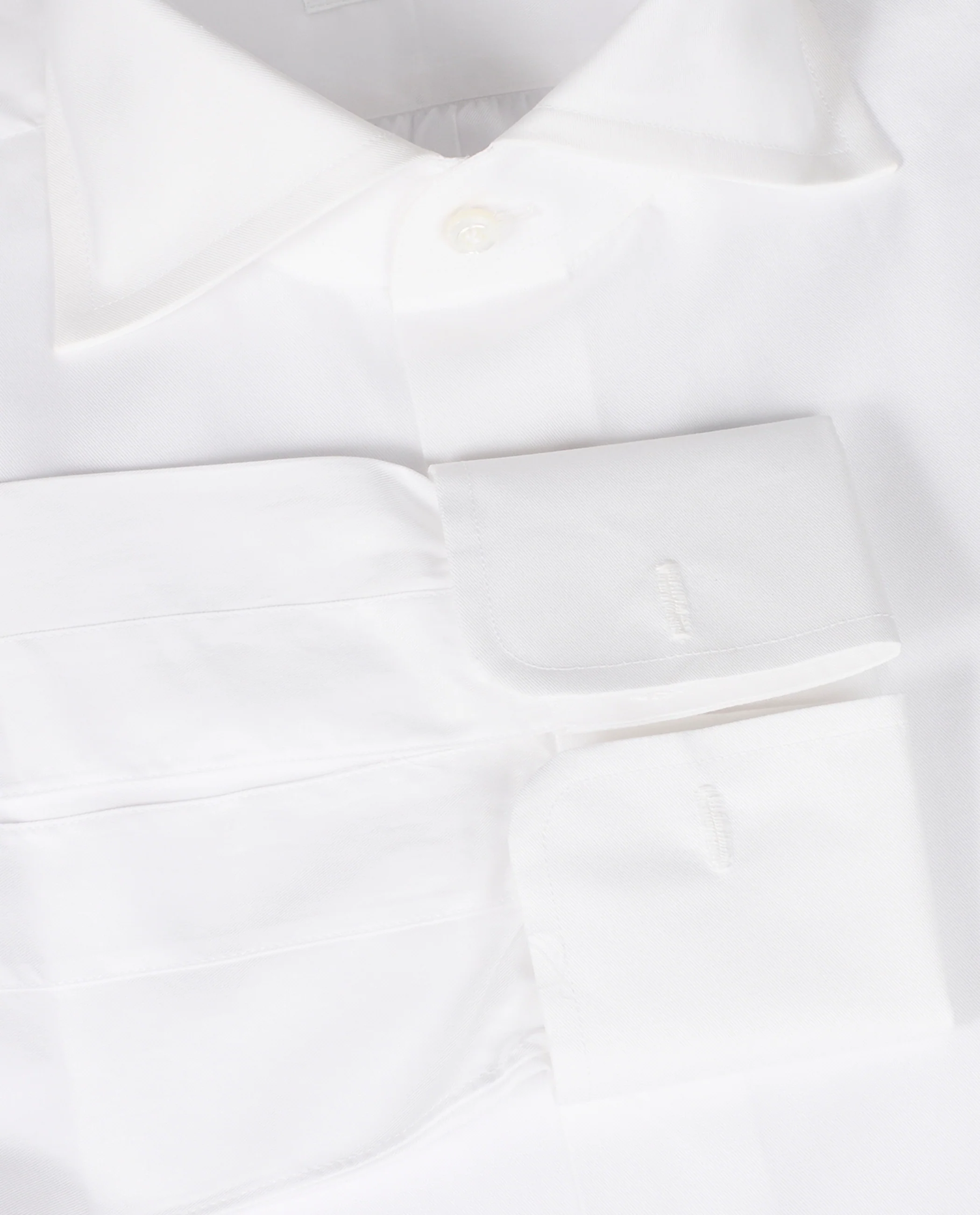 Twill Dubbel Manchet Shirt - Image 3