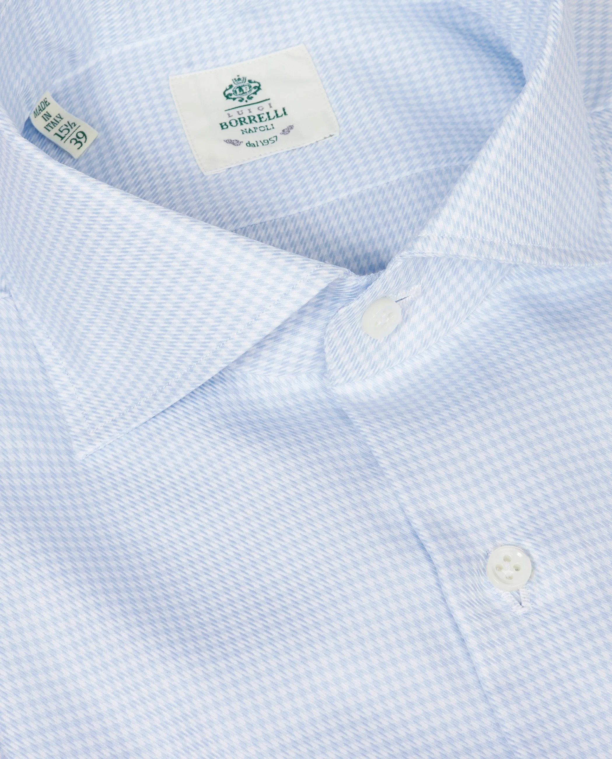 Twill Katoenen Shirt - Lichtblauw - Image 2