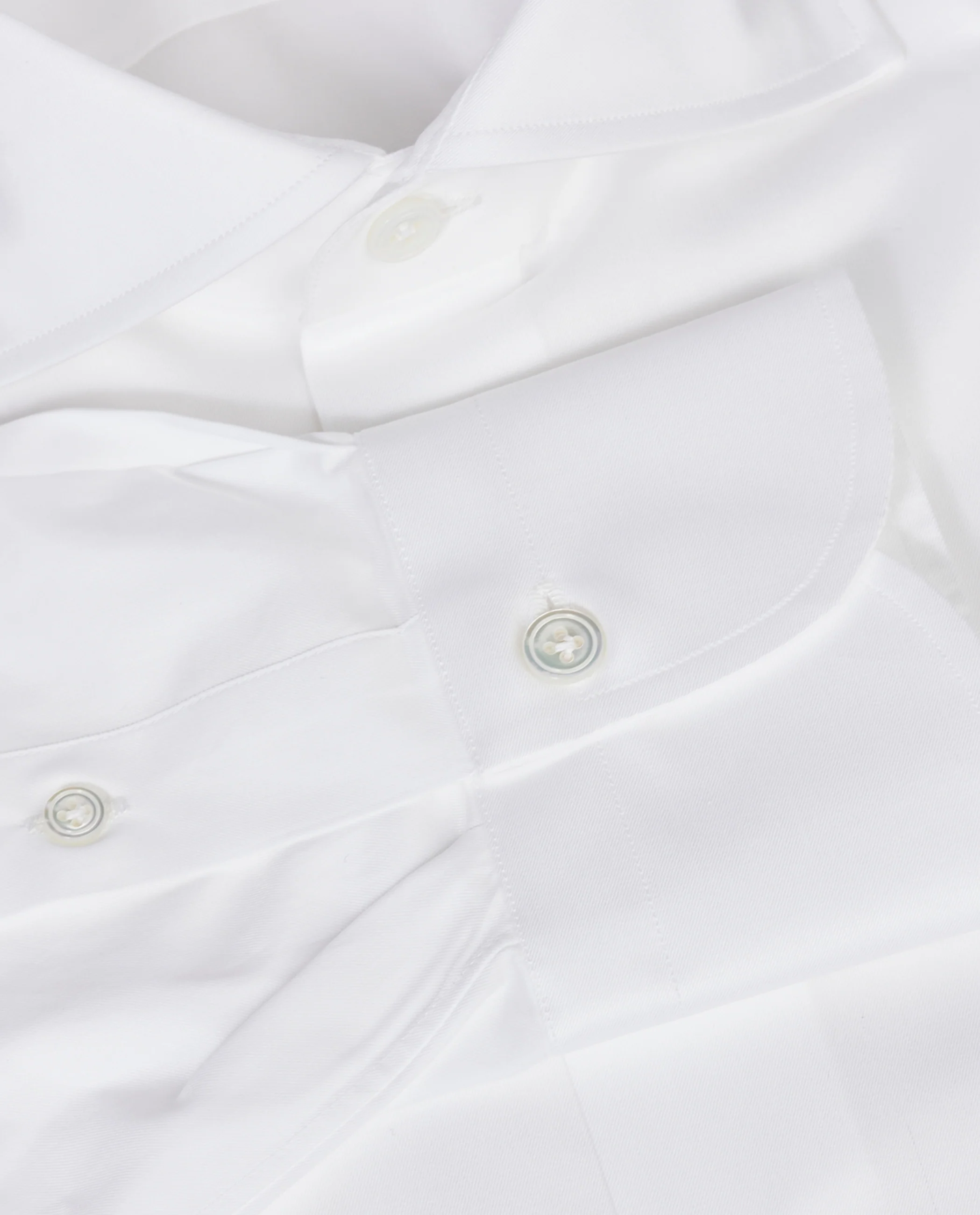 Twill Sea Island Shirt - Wit - Image 3
