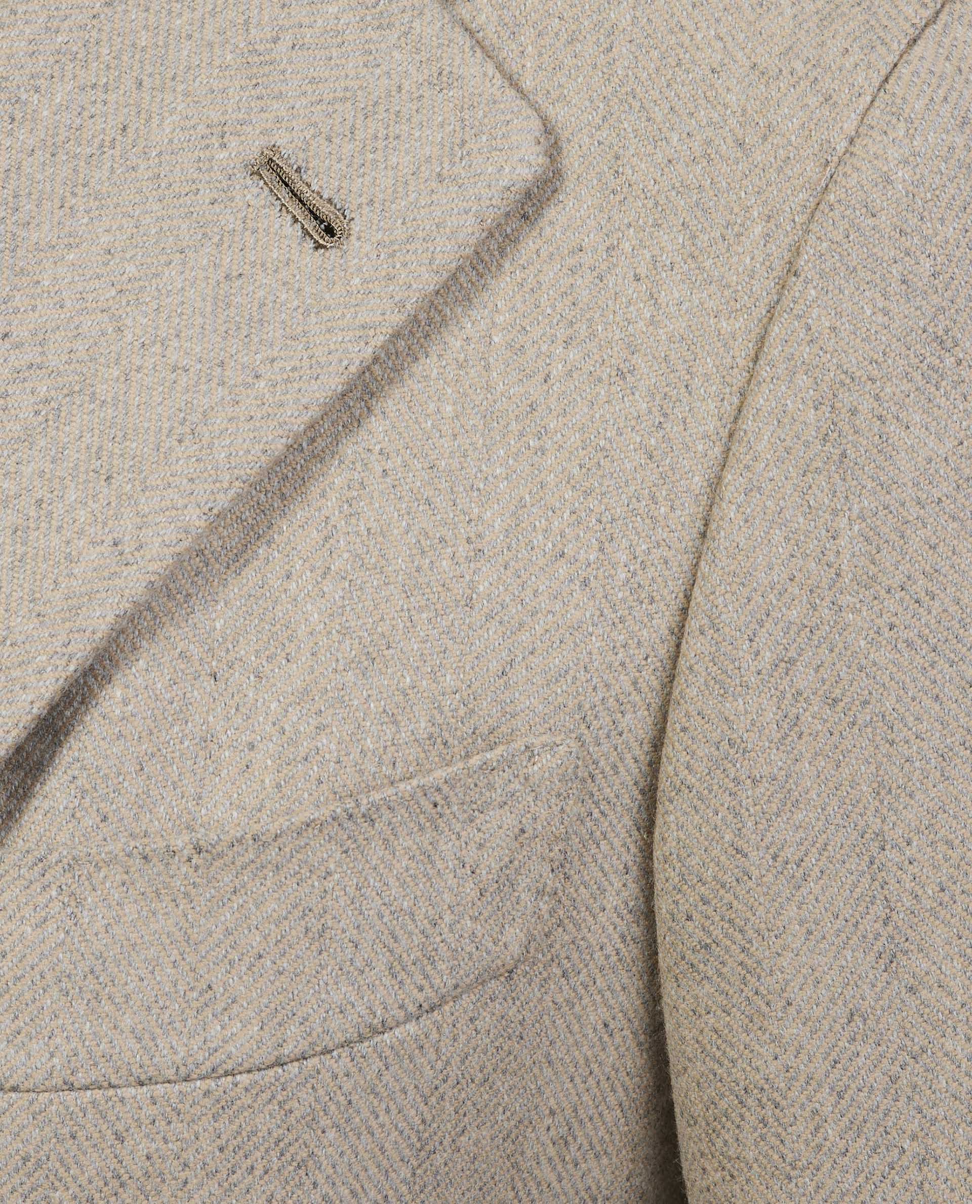Twill Wol Jasje - Lichtbruin - Image 3