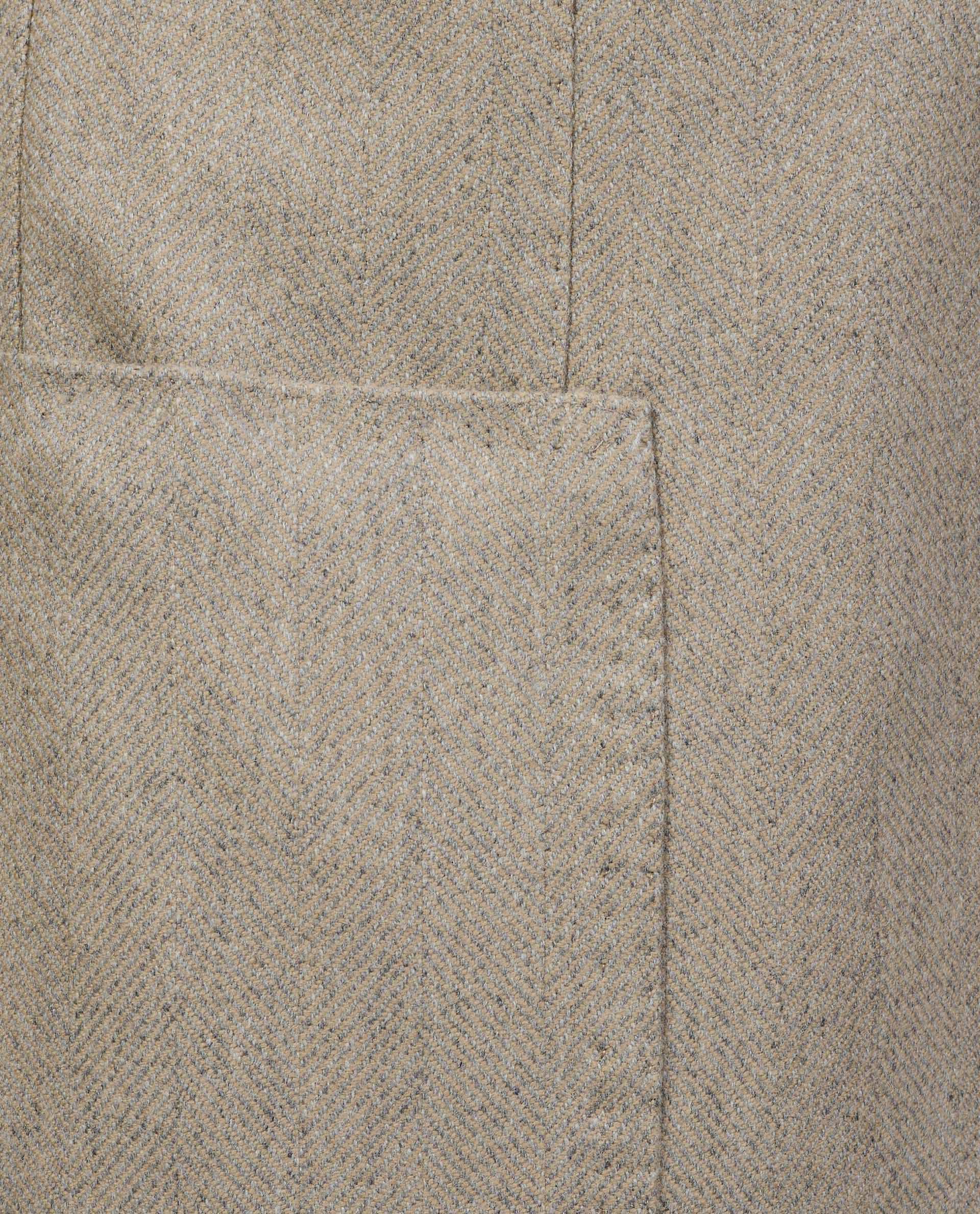 Twill Wol Jasje - Lichtbruin - Image 5