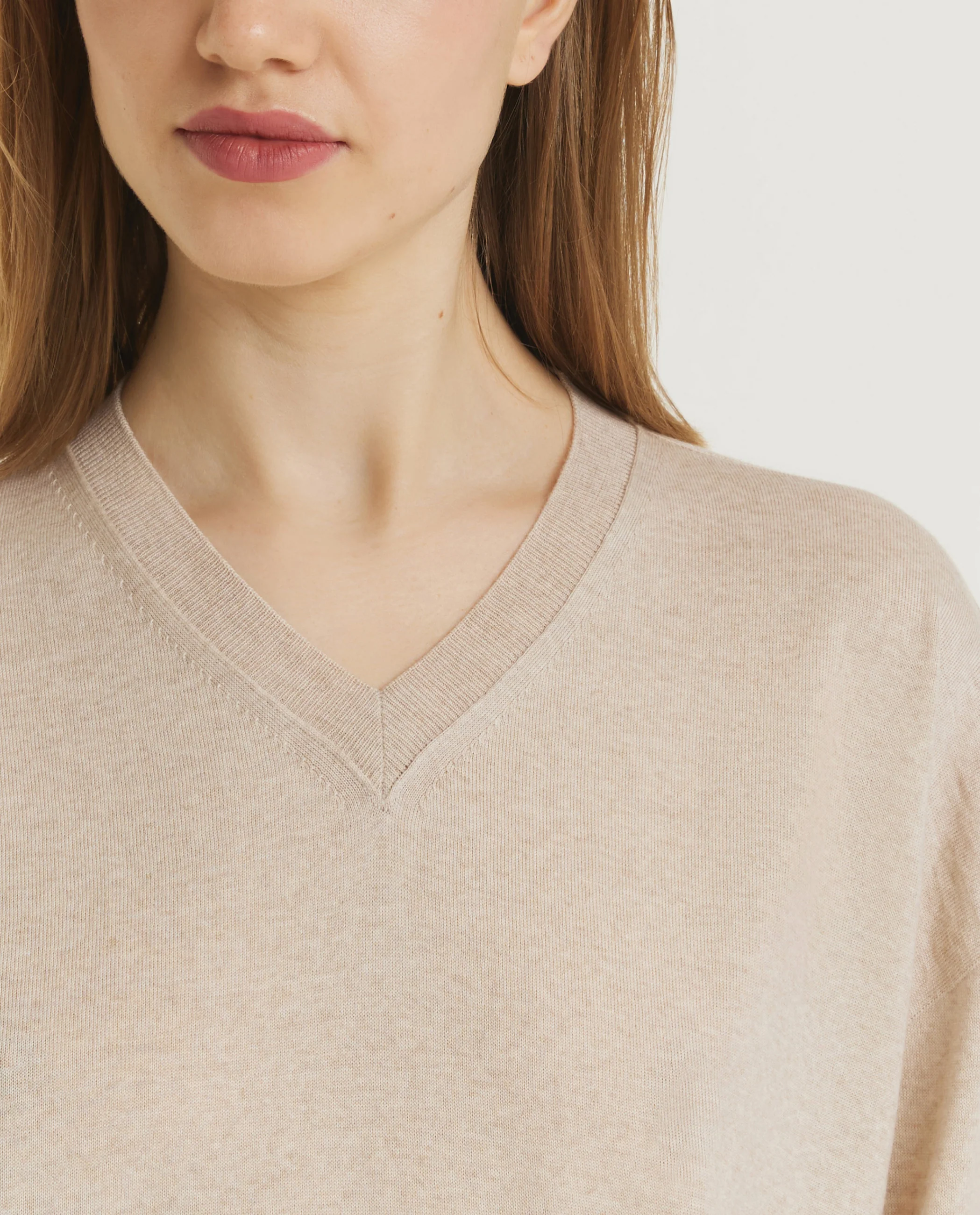 V-Neck Lange Mouwen Trui - Image 2