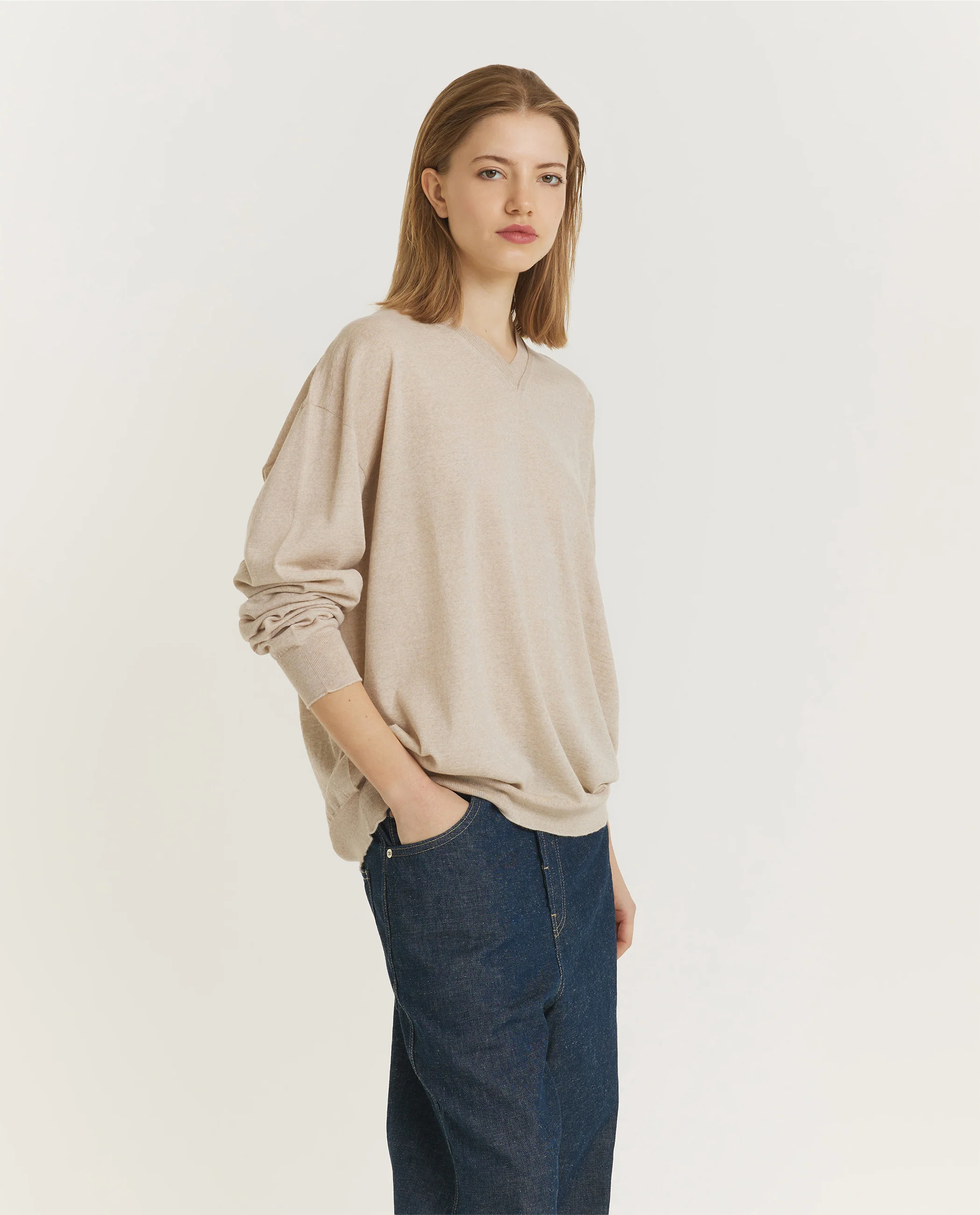 V-Neck Lange Mouwen Trui - Image 4