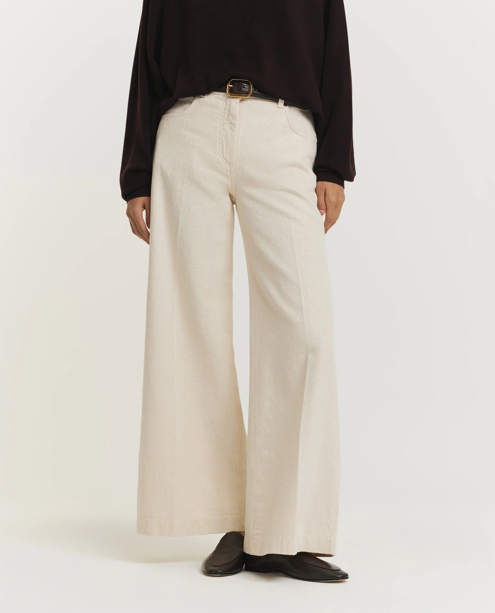 Wide Leg Denim Broek - Image 2