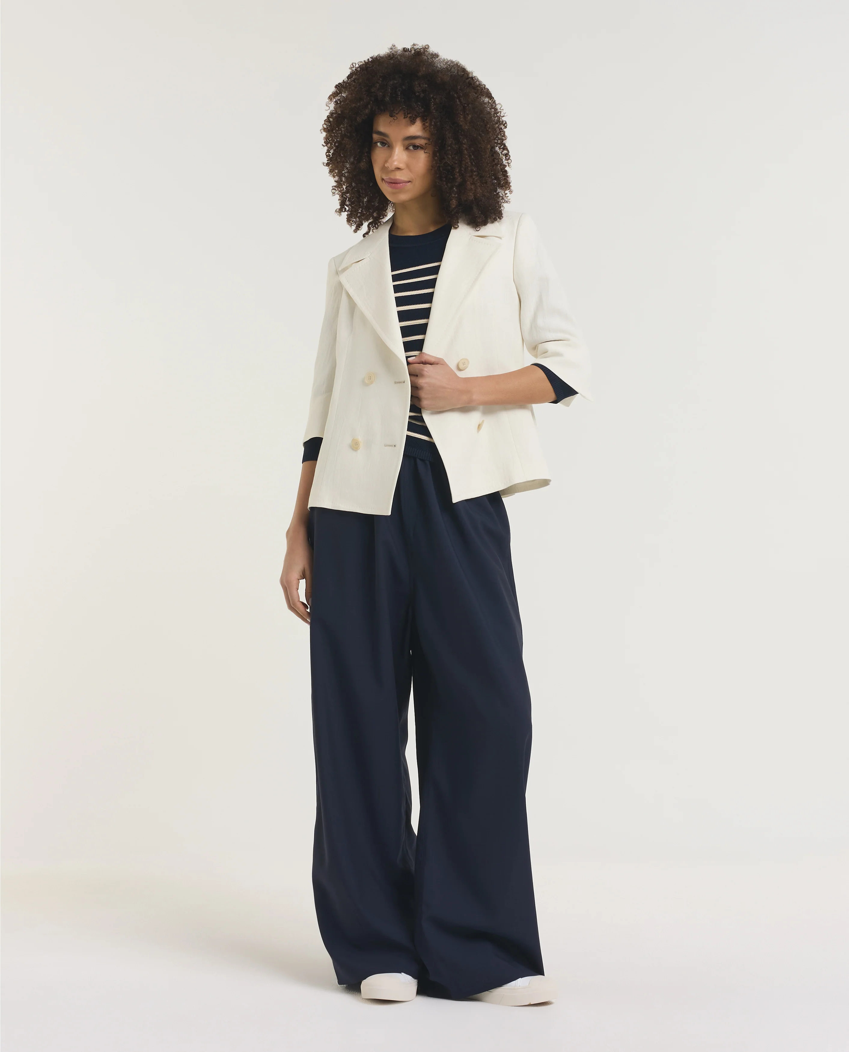Wijd Wollen Broek