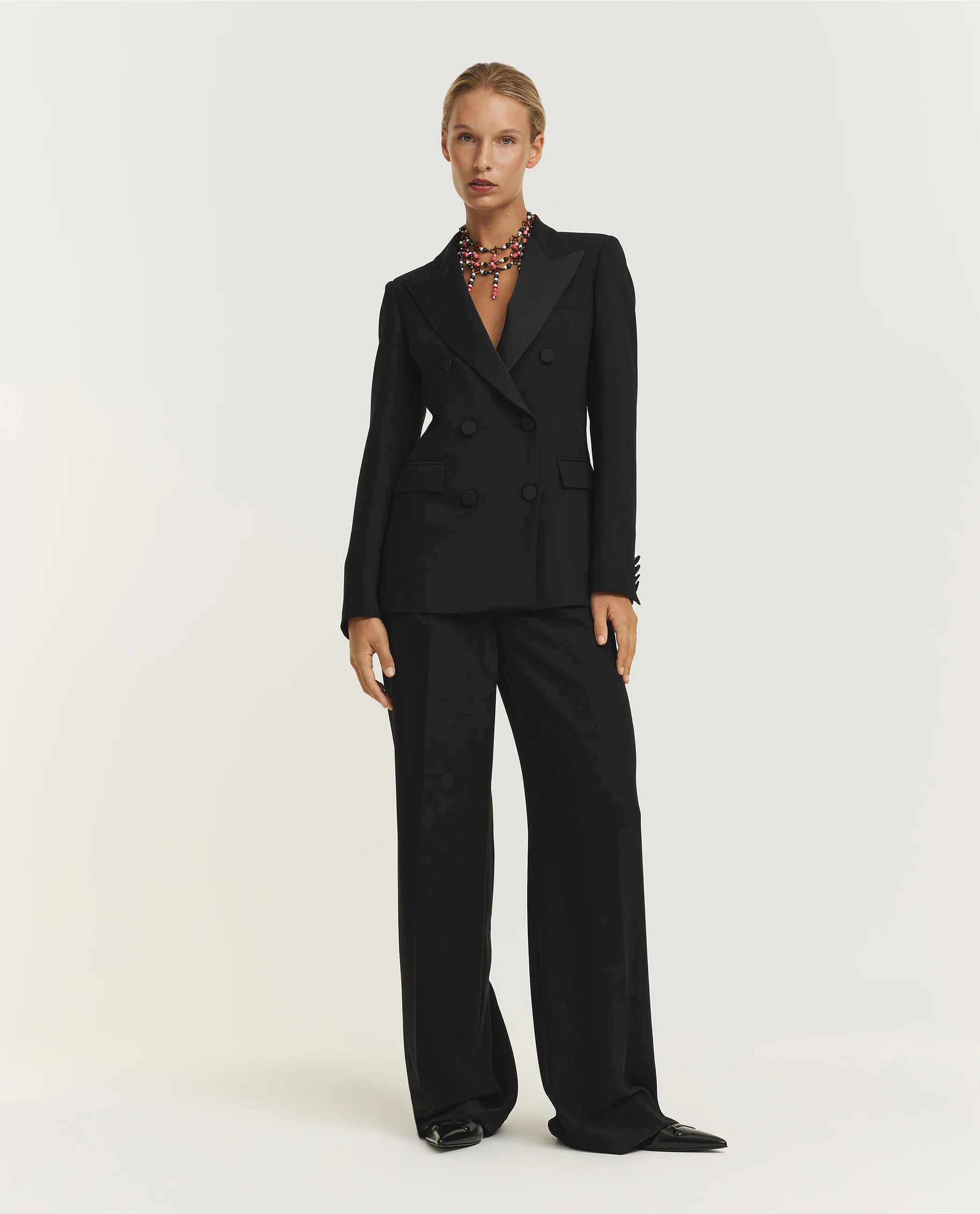 Wijde Pijp Pantalon - Zwart - Image 6