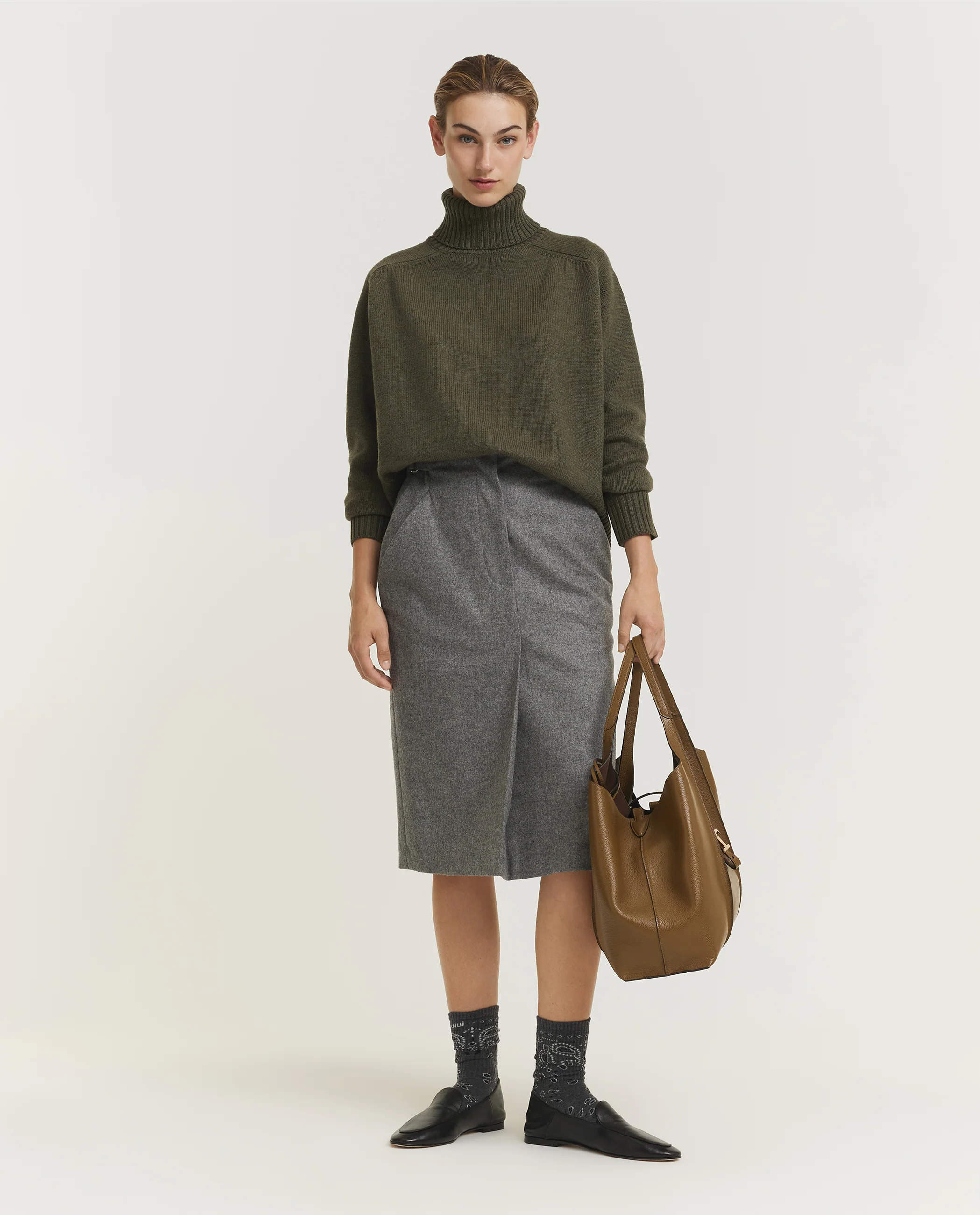 Wol Cashmere Kokerrok