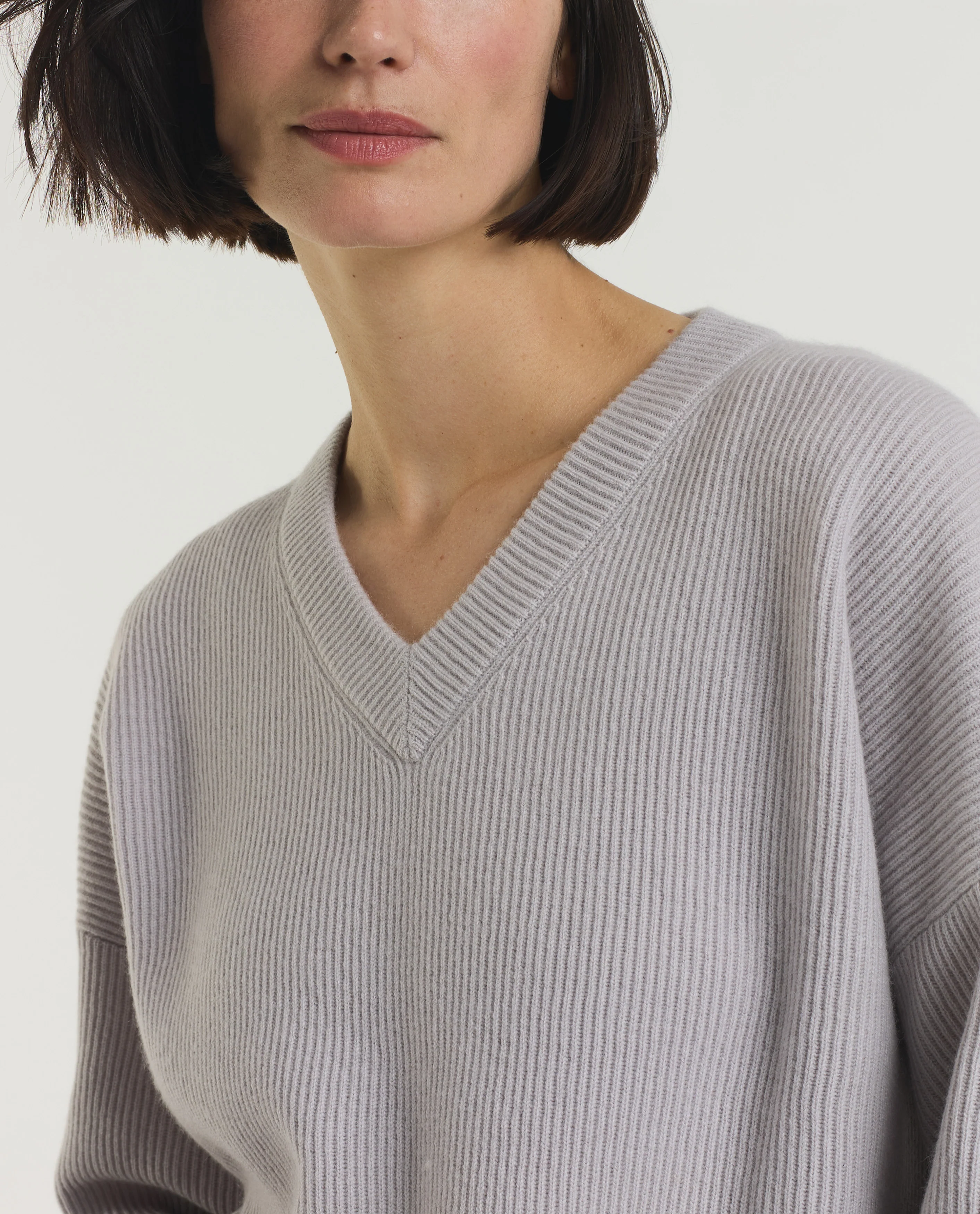 Wol Cashmere V-Hals trui - Image 2