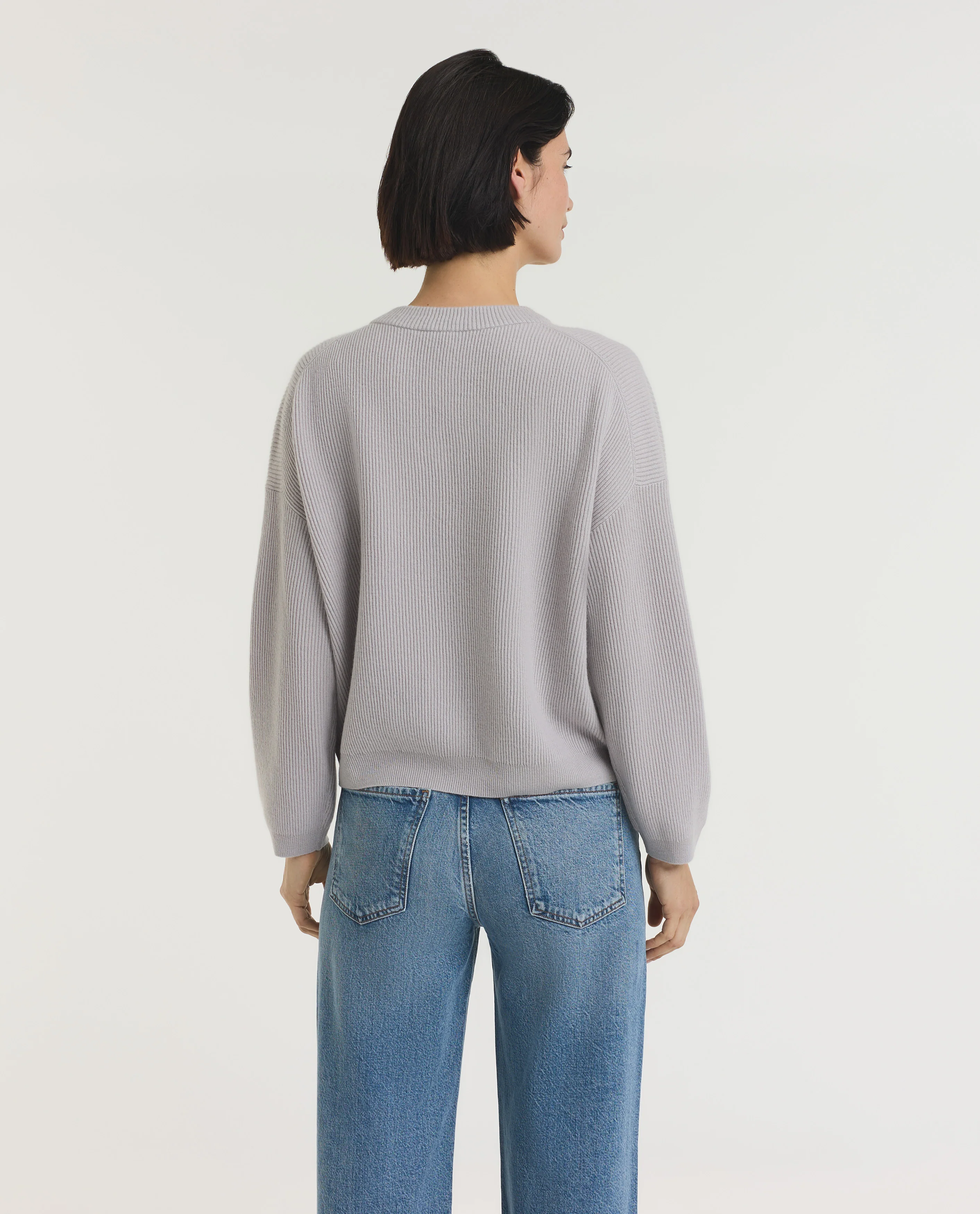 Wol Cashmere V-Hals trui - Image 4