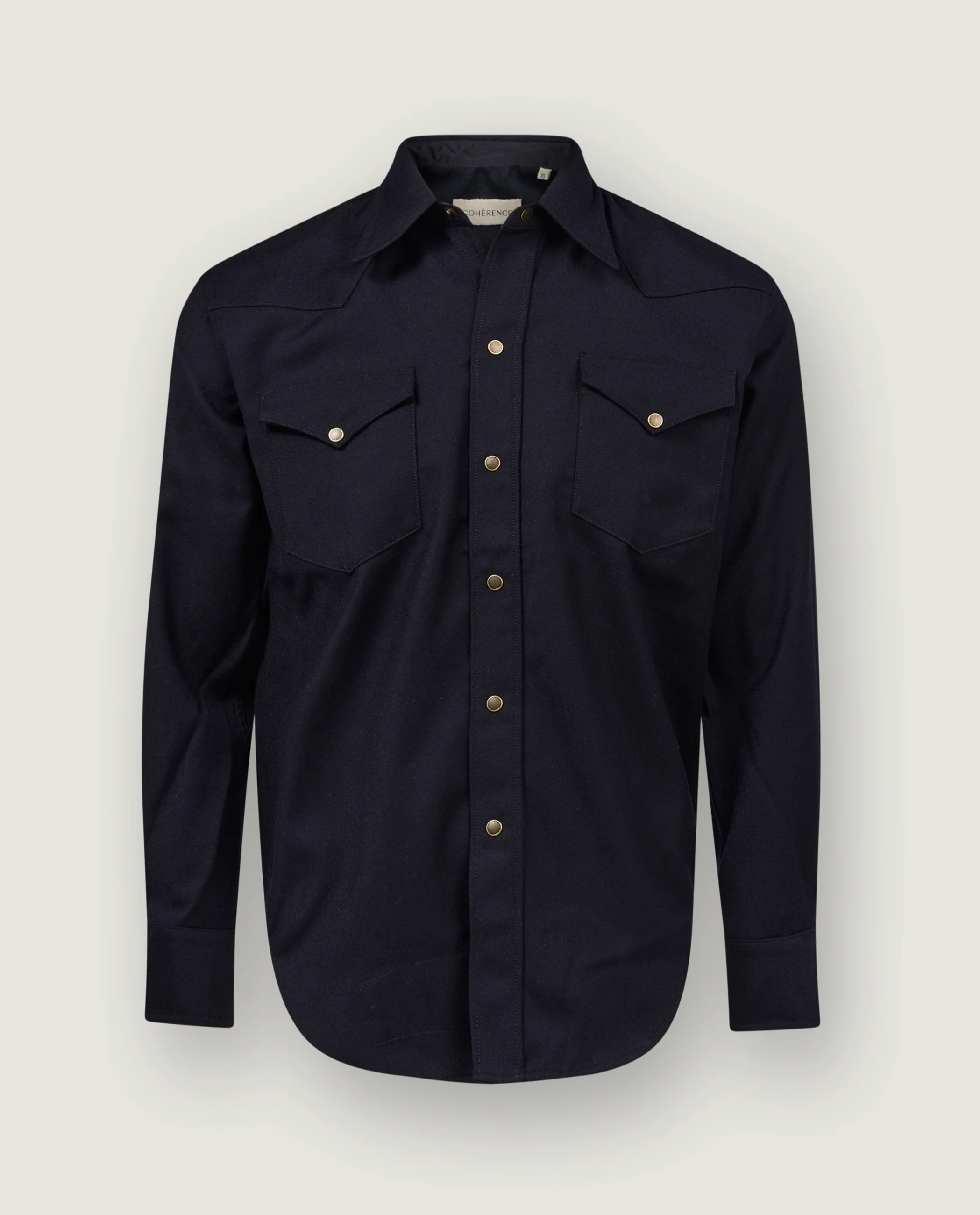 Wollen Abiquiu Shirt - Donkerblauw