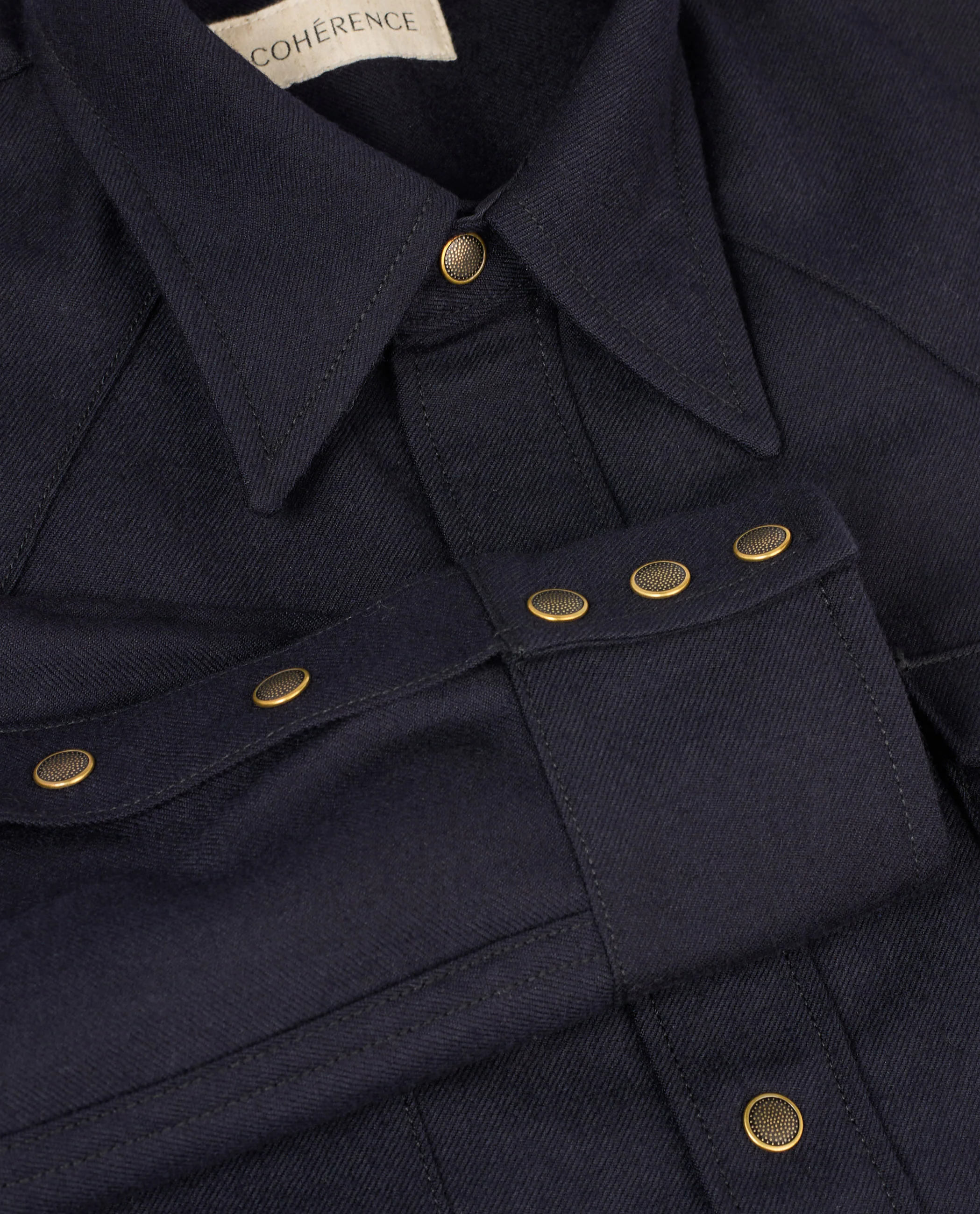 Wollen Abiquiu Shirt - Donkerblauw - Image 5