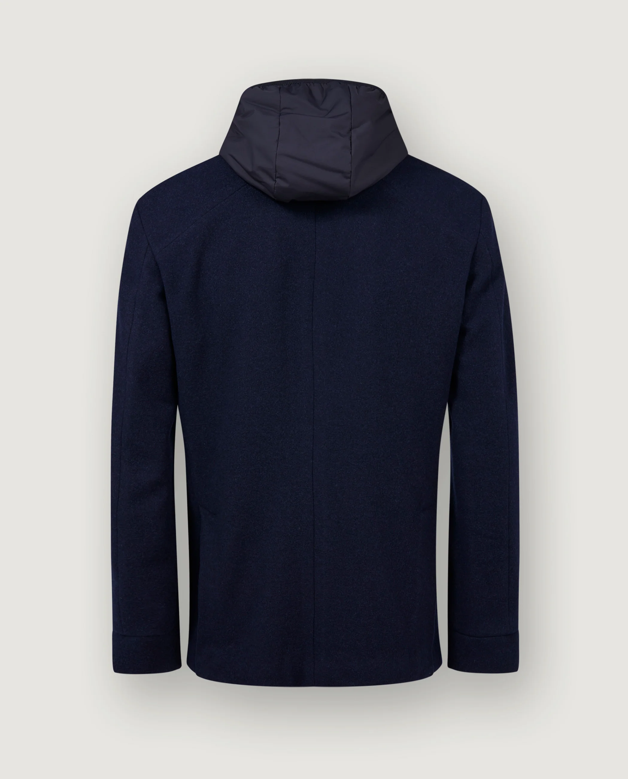 Wollen Hoodie Blazer - Donkerblauw - Image 4