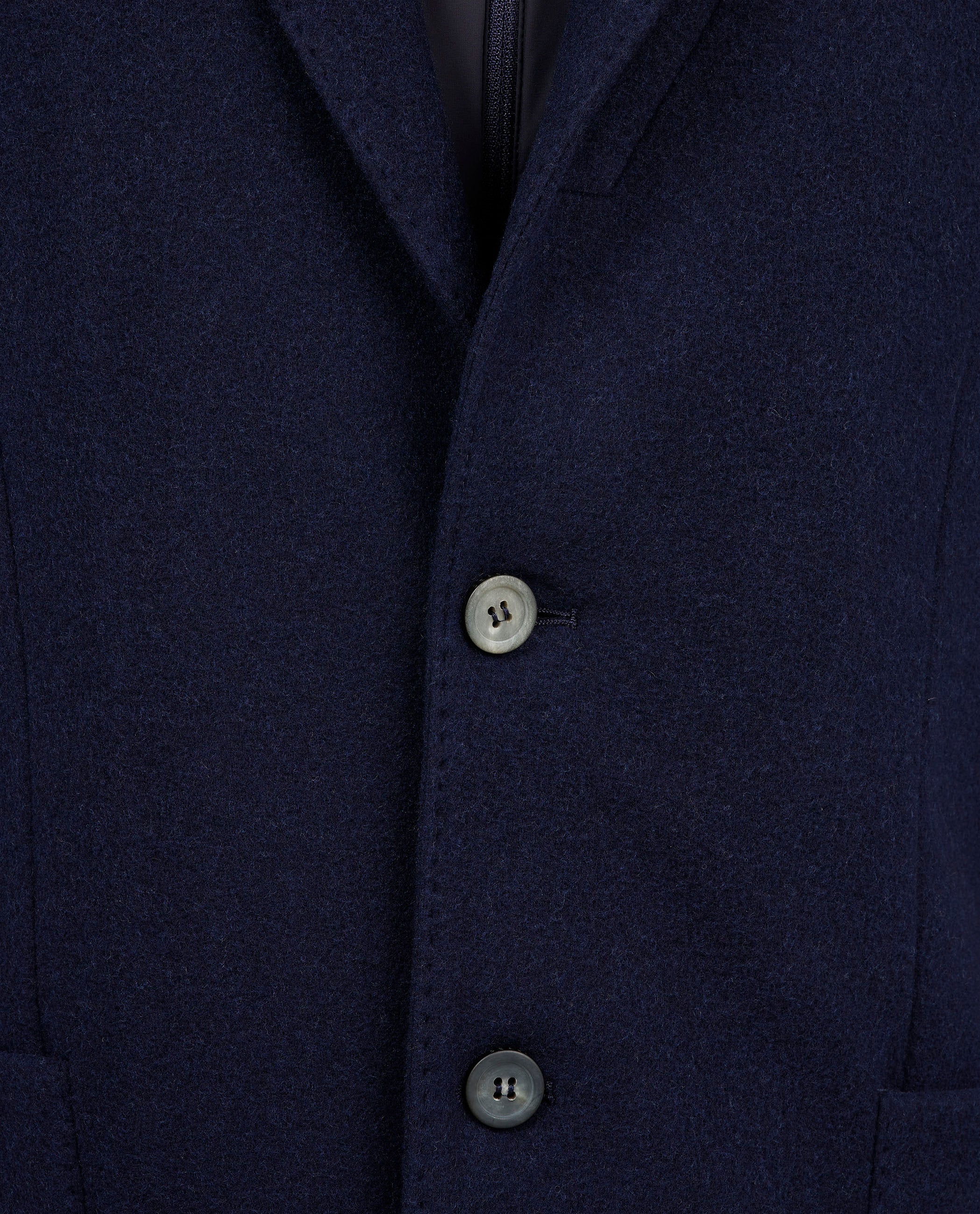 Wollen Hoodie Blazer - Donkerblauw - Image 7