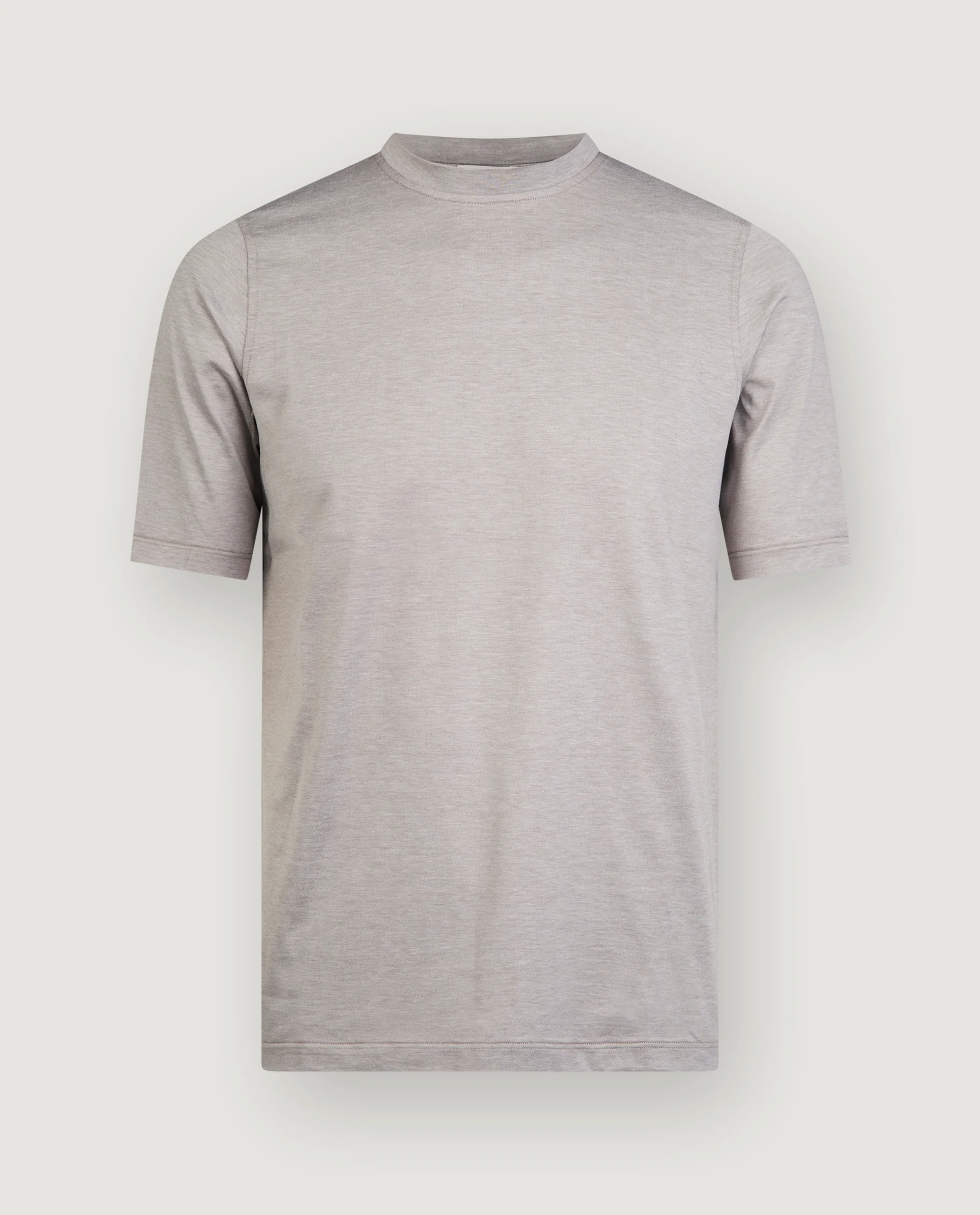 Zijde Katoenen T-Shirt