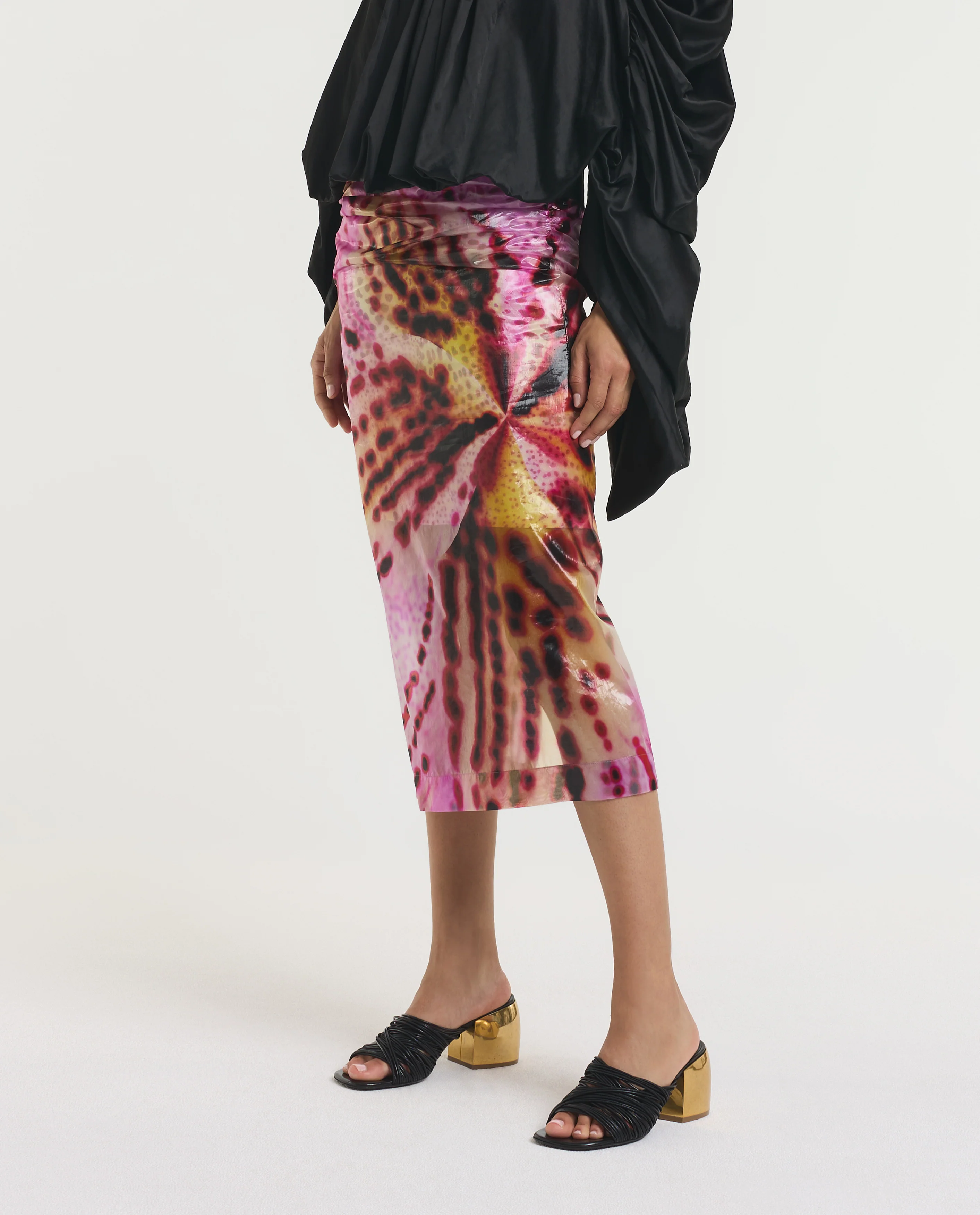 Zijde-mix midi rok - Image 3